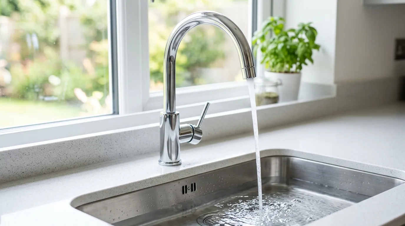 Local Plumbing Master Pros same day plumber fixing a faucet in Georgetown, TX